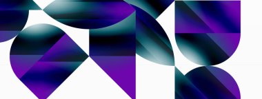 Serene gradyan şablonu. Çemberler ve üçgenler minimalist mükemmellikte karışıyor. Biçim ve renklerin nazik bir şekilde birleşmesi dengeli ama büyüleyici bir zemin oluşturur, modern karmaşıklığı somutlaştırır.