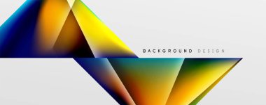 Triangle fluid color gradient abstract background. Vector Illustration For Wallpaper, Banner, Background, Card, Book Illustration, landing page