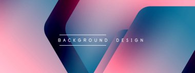 Enerjik geometrik arkaplan harmonik hareket içinde dinamik oklardan oluşan bir dizi içeriyor, hız, çeviklik ve kasıtlı akış duygusunu çağrıştırıyor