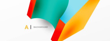 Soyut arkaplan - 3 boyutlu soyut şekil. Yapay zeka teknolojisi, engelleme zinciri, iletişim için duvar kağıdı, 5G, bilim, iş