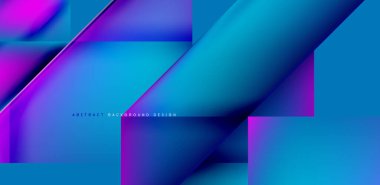 Akışkan gradyan renklerle dinamik üçgen tasarımı soyut arkaplan