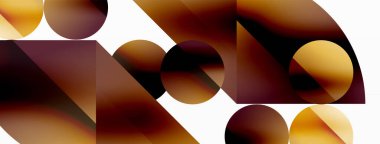 Çemberler ve çeşitli şekiller birleşerek çağdaş zemin oluşturarak yaratıcılığı ateşliyor. Dijital tasarımlar, sunumlar, web sitesi afişleri, sosyal medya paylaşımları için tasarım