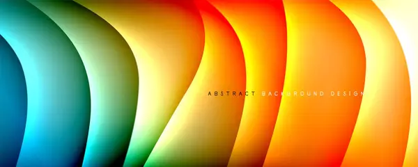 Dynamische Trendige Einfache Flüssige Farbverlauf Abstrakten Hintergrund Mit Linieneffekten Vektor — Stockvektor