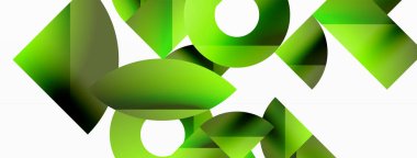 Çemberler ve çeşitli şekiller birleşerek çağdaş zemin oluşturarak yaratıcılığı ateşliyor. Dijital tasarımlar, sunumlar, web sitesi afişleri, sosyal medya paylaşımları için tasarım