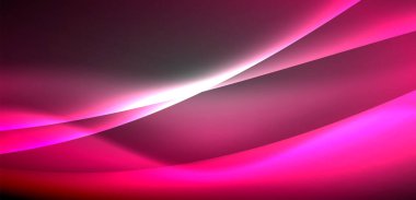 Neon ışıklı dalgalar arka planda dalgalanıyor, ışıltı ve hareketin büyüleyici dansı. Dinamik zemin, enerjinin ve modern estetiğin özünü yakalar