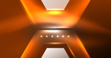 Neon altıgen arka plan. Duvar kağıdı, afiş, arkaplan, iniş sayfası, duvar resimleri, davetiyeler, posterler için yüksek teknoloji tasarımı