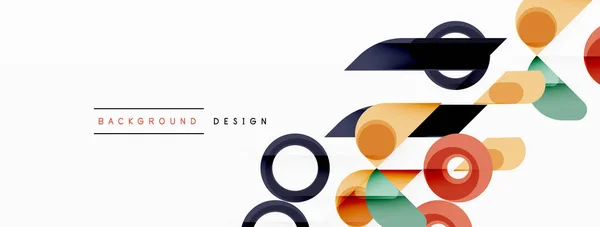 Cerc Minim Fundal Abstract Design Pentru Tapet Banner Fundal Pagina — Vector de stoc