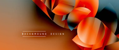 Birbirine kenetlenmiş üçgenler ve dairelerden oluşan büyüleyici soyut arkaplan, hem zerafet hem de modernlik saçan şaşırtıcı şekiller ve desenler oluşturur.