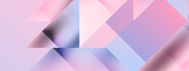 Büyüleyici vektör soyutlaması. Üçgenler büyüleyici dansla kesişiyor, dinamik geometrik zemin hazırlıyorlar. Şekil ve açıların birleşimi modern tasarımın sanatsal senfonisini yaratır.