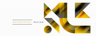 Parlak daire, kare, üçgen minimalist geometrik arkaplanı şekillendirir. Gösterişli, çağdaş tasarım dijital tasarımlar, sunumlar, web sitesi afişleri, sosyal medya paylaşımları için biraz sofistike