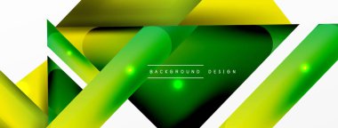 Dinamik 3d geometrik soyut arkaplan. Üçgenler ve diğer basit formlar. Duvar Kağıdı, Sancak, Arkaplan, Kart, Kitap İllüstrasyonu, İniş Sayfası