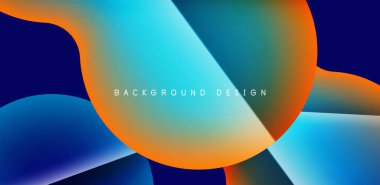 Renkli çember soyut arkaplan. Duvar kağıdı, afiş, sunum, arkaplan şablonu