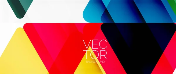 抽象的な背景 シャドウラインでモザイクスタイルの透明な三角形の色 ウェブサイトのヘッダー ソーシャルメディアの投稿 デジタルアートディスプレイ プレゼンテーション ブランディング要素 壁紙のデザイン — ストックベクタ