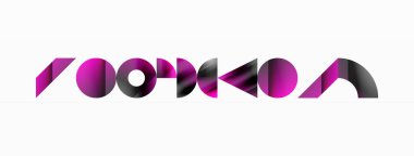 Dijital tasarımlar, sunumlar, web sitesi afişleri, sosyal medya paylaşımları için çok yönlülük ve görsel cazibe sağlayan, minimalist soyut tuval üzerinde geometrik biçimlerin Amalgamatasyonu