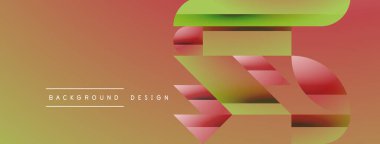 Basit geometrik formlar - dinamik geometrik soyut arkaplan. Duvar kağıdı, afiş, arkaplan, iniş sayfası, duvar sanatı, davetiye, baskılar, posterler için görsel senfoni