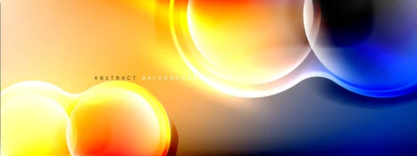 Sombras Degradado Color Fondo Efectos Luz Lente Llamaradas Círculos Diseño — Vector de stock
