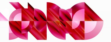 Kare kareli geometrik daireleri olan minimalist bir arka plan, kesin kalıpların senfonisi. Birbirine kenetlenmiş şekiller huzur verici ama büyüleyici bir zemin oluşturur, modernlik ve yapısal zarafet harmanlanır