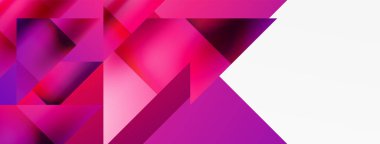 Büyüleyici vektör soyutlaması. Üçgenler büyüleyici dansla kesişiyor, dinamik geometrik zemin hazırlıyorlar. Şekil ve açıların birleşimi modern tasarımın sanatsal senfonisini yaratır.