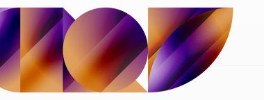 Serene gradyan şablonu. Çemberler ve üçgenler minimalist mükemmellikte karışıyor. Biçim ve renklerin nazik bir şekilde birleşmesi dengeli ama büyüleyici bir zemin oluşturur, modern karmaşıklığı somutlaştırır.