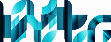 Üçgen ve daire minimalist kompozisyonu. Duvar kağıdı, afiş, arkaplan, iniş sayfası, duvar sanatı, davetiye, baskılar için büyüleyici görsel tasarım geometrik ahenkle buluşur