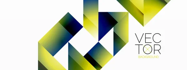 Minimalistická Elegance Linie Čtverce Trojúhelníky Sbíhají Bílo Geometrická Esence Projevila — Stockový vektor