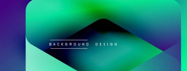 Enerjik geometrik arkaplan harmonik hareket içinde dinamik oklardan oluşan bir dizi içeriyor, hız, çeviklik ve kasıtlı akış duygusunu çağrıştırıyor