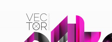 Dijital tasarımlar, sunumlar, web sitesi afişleri, sosyal medya paylaşımları için çok yönlülük ve görsel cazibe sağlayan, minimalist soyut tuval üzerinde geometrik biçimlerin Amalgamatasyonu