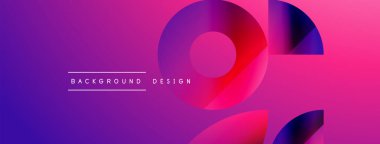 Basit geometrik formlar - dinamik geometrik soyut arkaplan. Duvar kağıdı, afiş, arkaplan, iniş sayfası, duvar sanatı, davetiye, baskılar, posterler için görsel senfoni