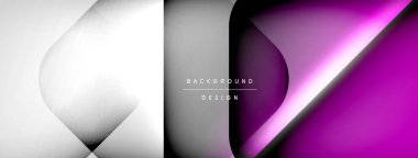 Shadow lines vector techno banner and light effects. Techno Illustration For Wallpaper, Banner, Background, Card, Book Illustration, landing page