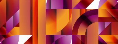 Üçgen ve daire minimalist kompozisyonu. Duvar kağıdı, afiş, arkaplan, iniş sayfası, duvar sanatı, davetiye, baskılar için büyüleyici görsel tasarım geometrik ahenkle buluşur