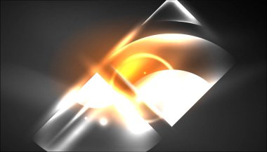 Soyut arka plan tekno neon parlayan daire şekilleri ve ışık efektli yuvarlak elemetler. Duvar kağıdı, afiş, arkaplan, iniş sayfası, duvar resimleri, davetiyeler, posterler için yüksek teknoloji tasarımı