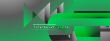 Üçgenler, çizgiler ve yuvarlak şekiller - dinamik geometrik soyut arkaplan. Duvar kağıdı, afiş, arkaplan, iniş sayfası, duvar sanatı, davetiye, baskılar için görsel senfoni