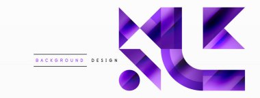 Parlak daire, kare, üçgen minimalist geometrik arkaplanı şekillendirir. Gösterişli, çağdaş tasarım dijital tasarımlar, sunumlar, web sitesi afişleri, sosyal medya paylaşımları için biraz sofistike