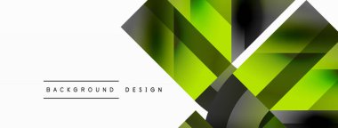 Parlak daire, kare, üçgen minimalist geometrik arkaplanı şekillendirir. Gösterişli, çağdaş tasarım dijital tasarımlar, sunumlar, web sitesi afişleri, sosyal medya paylaşımları için biraz sofistike