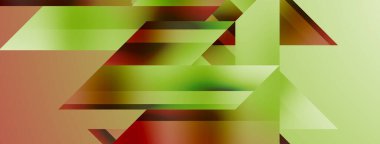 Basit geometrik formlar - dinamik geometrik soyut arkaplan. Duvar kağıdı, afiş, arkaplan, iniş sayfası, duvar sanatı, davetiye, baskılar, posterler için görsel senfoni