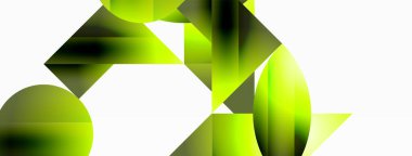 Serene gradyan şablonu. Çemberler ve üçgenler minimalist mükemmellikte karışıyor. Biçim ve renklerin nazik bir şekilde birleşmesi dengeli ama büyüleyici bir zemin oluşturur, modern karmaşıklığı somutlaştırır.