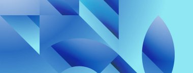 Basit geometrik formlar - dinamik geometrik soyut arkaplan. Duvar kağıdı, afiş, arkaplan, iniş sayfası, duvar sanatı, davetiye, baskılar, posterler için görsel senfoni