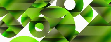 Çemberler ve çeşitli şekiller birleşerek çağdaş zemin oluşturarak yaratıcılığı ateşliyor. Dijital tasarımlar, sunumlar, web sitesi afişleri, sosyal medya paylaşımları için tasarım