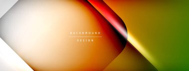 Vector abstract line background with glowing effects and shadows. Vector Illustration For Wallpaper, Banner, Background, Card, Book Illustration, landing page