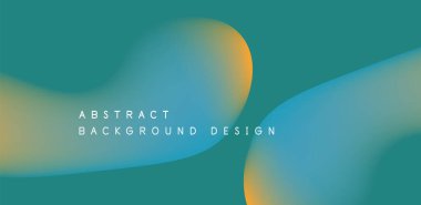 Sıvı ve geometrik elementlerle soyut vektör arkaplanı. Biçim ve renklerin uyumlu bir karışımı, duvar kağıdı, pankart, arkaplan, iniş sayfası için dinamik ve büyüleyici görsel manzara