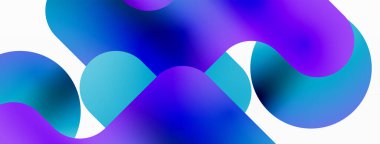 Gradyan Geometri. Çizgilerin ve Çemberlerin Minimalist Füzyonu, Hünerli Serene, Çekici Soyut Arkaplan