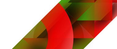 Geometrik füzyon - üçgenlerin soyut harmonisi ve minimalist arkaplan tasarımında daireler. Duvar kağıdı, afiş, arkaplan, iniş sayfası, duvar sanatı, davetiye, baskı için şekil ve satır tasarımı