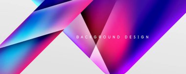Triangle fluid color gradient abstract background. Vector Illustration For Wallpaper, Banner, Background, Card, Book Illustration, landing page