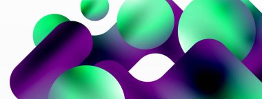 Gradyan Geometri. Çizgilerin ve Çemberlerin Minimalist Füzyonu, Hünerli Serene, Çekici Soyut Arkaplan