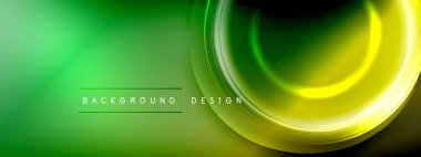 Çember çizgileri ve baloncuklar ışık ve gölge efektleriyle parlayan etki eğiminde. Işık, gölge ve derinliğin dinamik etkileşimi. Gelecekçi ve ritmik teknoloji tasarımı