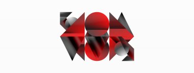 Dijital tasarımlar, sunumlar, web sitesi afişleri, sosyal medya paylaşımları için çok yönlülük ve görsel cazibe sağlayan, minimalist soyut tuval üzerinde geometrik biçimlerin Amalgamatasyonu