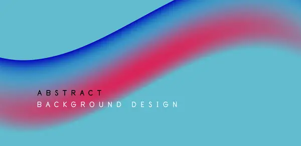 Fond Vectoriel Abstrait Avec Des Éléments Géométriques Fluides Mélange Harmonieux — Image vectorielle