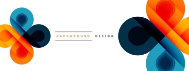 Enigmatik Çemberler - Büyüleyici Vektör Geometrik Arkaplan Büyüleyici Çember Elementlerinin Büyüleyici Bileşimi Açılıyor