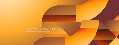 Basit geometrik formlar - dinamik geometrik soyut arkaplan. Duvar kağıdı, afiş, arkaplan, iniş sayfası, duvar sanatı, davetiye, baskılar, posterler için görsel senfoni