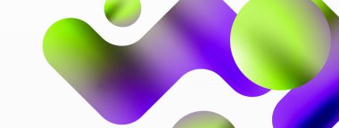 Huzur simetrisi. Minimalist Çizgiler ve Çemberler, Zarafetin Büyüleyici Soyut Arkaplanını Şekillendirerek, Mezunların Huzurlu Dansında Birleşti